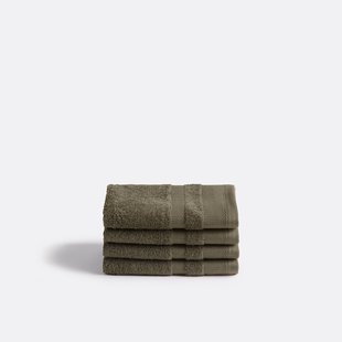 Set van 4 Egyptisch katoenen gastendoekjes 600g/m², Kheops