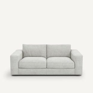 Compacte 3-zitsbank in gevlekt canvas, Skander