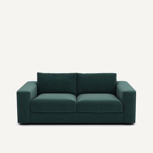 Compacte 3-zitsbank in gevlekt canvas, Skander