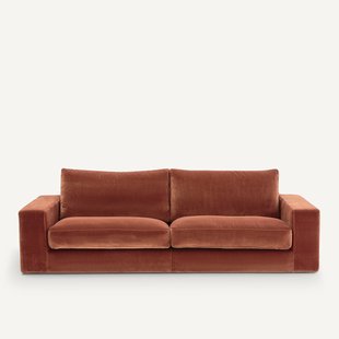 Sofa 3- of 4-zits, fluweel, Skander