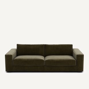 Sofa 3- of 4-zits, fluweel, Skander