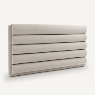 Bolvormig hoofdeinde, gemêleerde stof, breedte 220 cm, Kachka