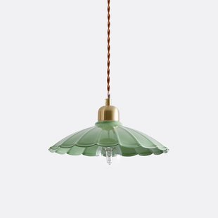 Geschulpte ijzeren metalen hanglamp, Festonia