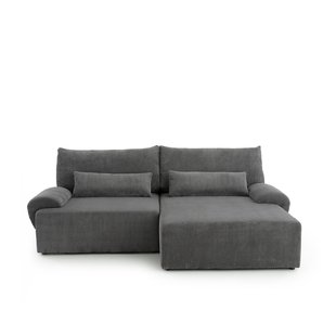 Hoekbank met koffer, ribfluweel, MAONA