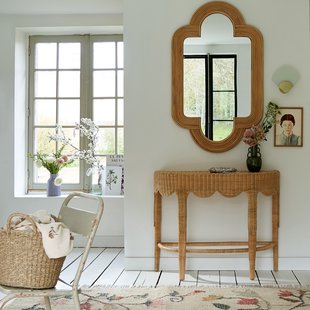Spiegel in rotan 120x73 cm, Rivia