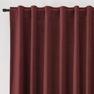 Thermisch gordijn in fluweel met verdekte lussen, Velvet