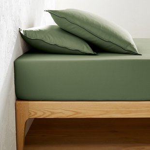 Hoeslaken van 118-draden gewassen katoensatijn, Victor uni