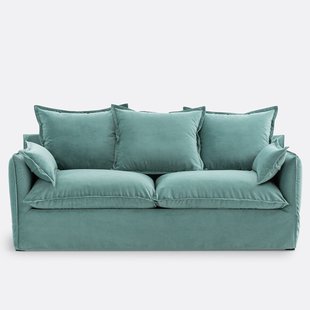Sofa voor 2, 3, 4 of 5 personen, met afneembare hoezen, in fluweel, ODNA
