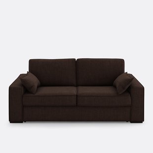 Slaapbank van katoen en linnen, 2, 3 of 4 zits, Comfort Bultex® Cécilia