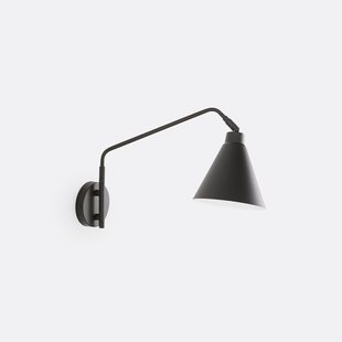 Scharnierende wandlamp in metaal, Hiba