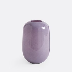 Afgeronde vaas in glas H23,5 cm, Iva