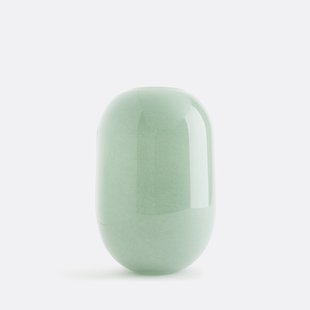 Afgeronde vaas in glas H23,5 cm, Iva