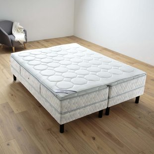 Matras 406 veren+topdekmatras  in mousse+ bedbodem