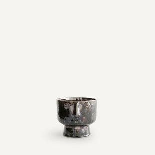 Geglazuurde keramische bloempot, H15cm, Lesego