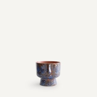Geglazuurde keramische bloempot, H15cm, Lesego