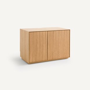 Gesloten kast, eiken en fineer, Mikube