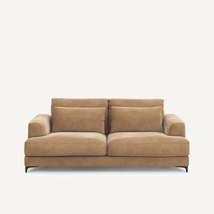 3-zits slaapbank stonewashed fluweel, Marsile