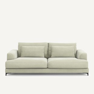 4-zits slaapbank van stonewashed fluweel, Marsile