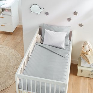 Dekbedovertrek voor baby in katoen, Scenario