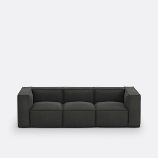 Modulaire bank, 3-zit, ribfluweel, Seven