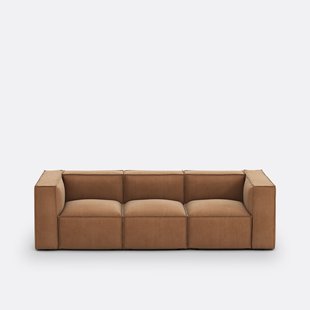 Modulaire bank, 3-zit, ribfluweel, Seven