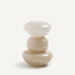 Handgeblazen glazen vaas H25,2 cm, Fysa