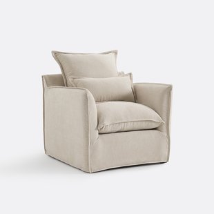 Fauteuil, afneembare hoes, in gemêleerd polyester, ODNA