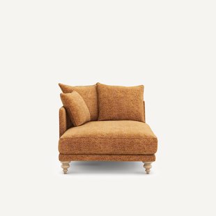 Chaise longue van katoen Lazare