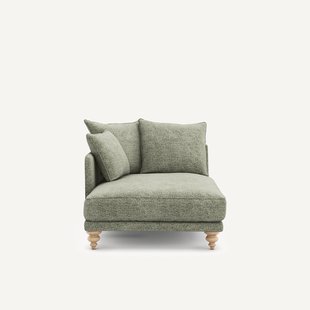 Chaise longue van katoen Lazare