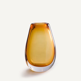 Handgeblazen glazen vaas, H26,5 cm, Myra