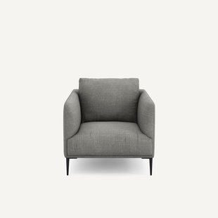 Katoenen en linnen fauteuil, Oscar, ontwerp Emmanuel Gallina
