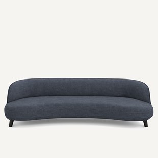 5-zits bank in katoen en linnen, Rosebury, ontwerp Emmanuel Gallina
