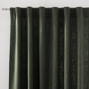 Katoenen gordijn met verborgen lipjes, Jawi