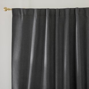 Thermisch verduisteringsgordijn, verborgen lipjes, Cortes