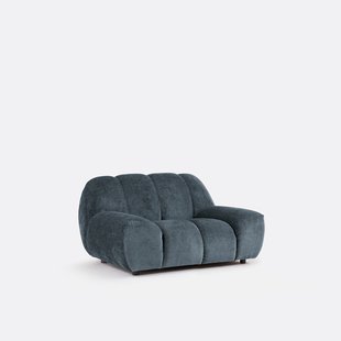 XL fauteuil, dik fluweel, Nuria