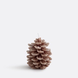 Waskaars, dennenappelvorm, H9,5 cm, Caspar