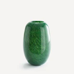 Flesvaas van geblazen glas, H30,5 cm, Stine