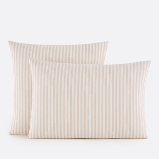 Katoenen kussensloop, SOIZIC BEIGE