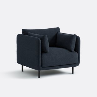 Fauteuil, fijne badstof, VICTOR