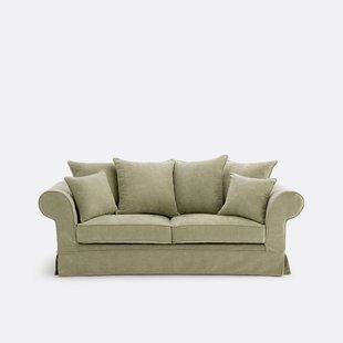 2-, 3- of 4-zitsbank met afneembare hoezen, in gemêleerd polyester, ADELIA