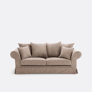 2-, 3- of 4-zitsbank met afneembare hoezen, in gemêleerd polyester, ADELIA