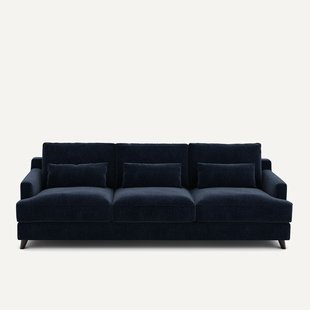 Sofa 3- of 4-zits, chenille fluweel, Alwine