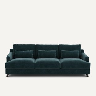 Sofa 3- of 4-zits, chenille fluweel, Alwine