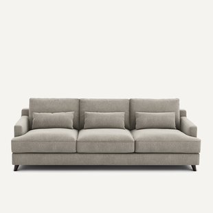 Sofa 3- of 4-zits, chenille fluweel, Alwine
