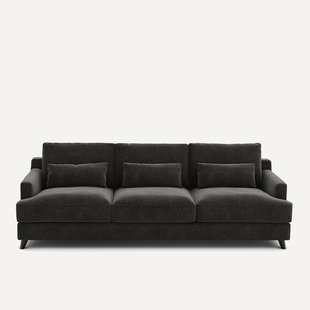 Sofa 3- of 4-zits, chenille fluweel, Alwine
