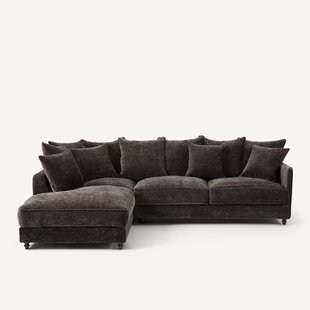 Hoekslaapbank van gerecycled polyester, Lazare