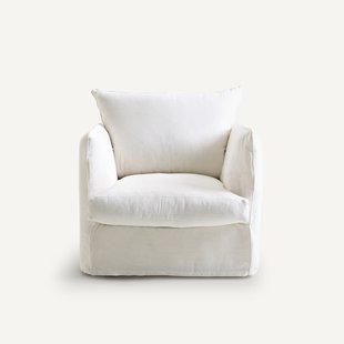 Fauteuil in gekreukt linnen, Neo Chiquito
