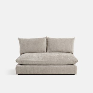 Malo modulaire 2-zits bank met textuurfluweel