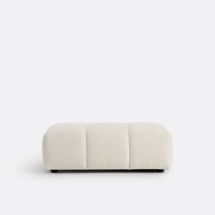 XL poef, dik fluweel, L109 cm, Nuria