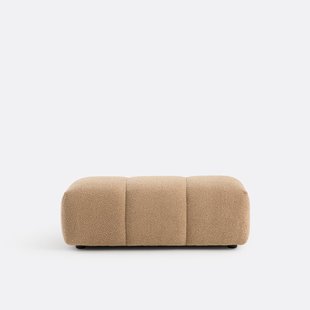 XL poef, dikke badstof, L109 cm, Nuria